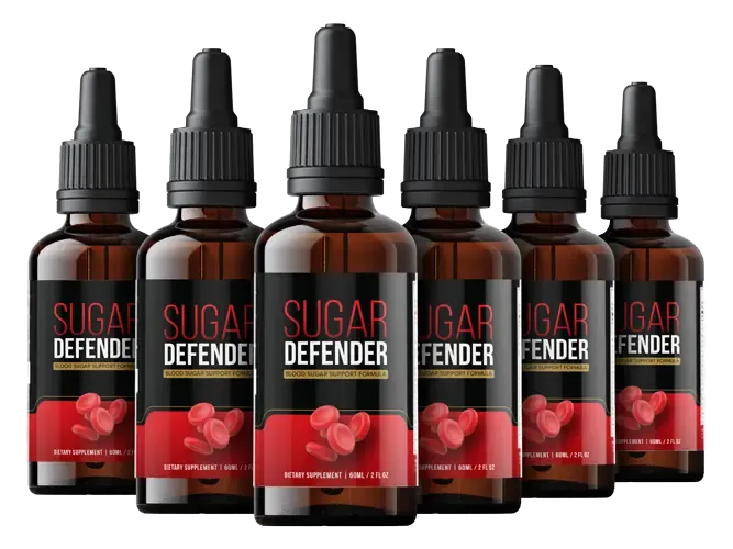 Six bottle Sugar Defender package with the biggest discount and free US shipping